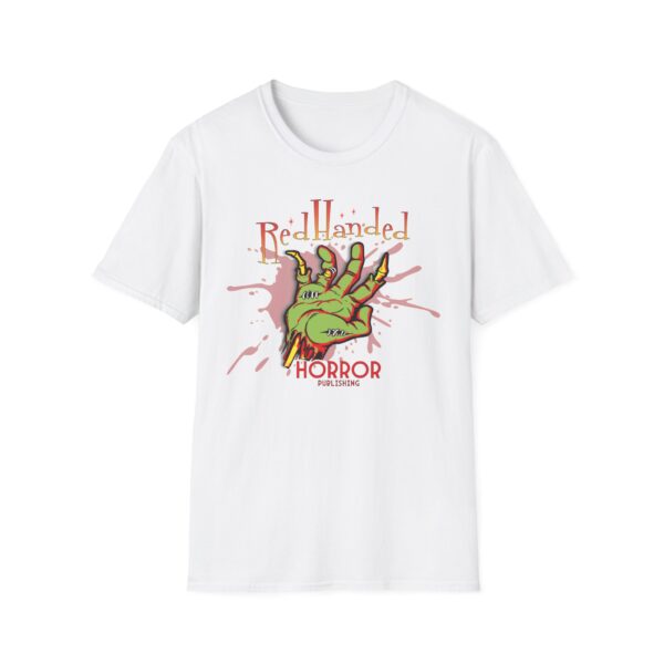Zombie Logo Red Handed Horror Unisex Softstyle T-Shirt