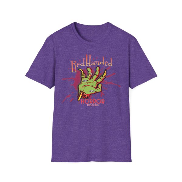 Zombie Logo Red Handed Horror Unisex Softstyle T-Shirt - Image 6