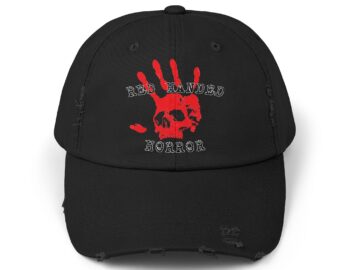 Red Handed Horror Distressed Cap
