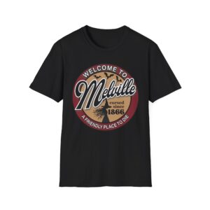 Welcome to Melville T-Shirt — Vintage ‘Cursed Since 1866’ Travel Tee
