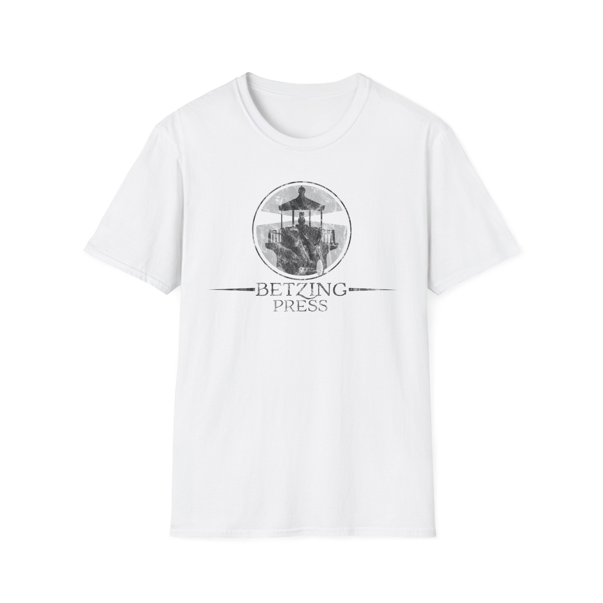T-Shirt — Betzing Press Graphic Tee (Light House Logo)